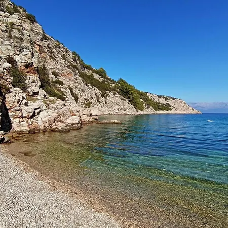 Seaside House For Families With Children Cove Kruseva, Hvar - 12459 Zastražišće